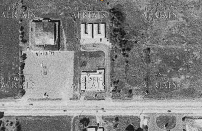 Melody Motel - 1973 Aerial (newer photo)